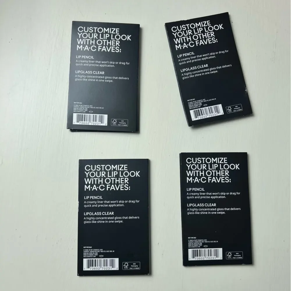 Mac Cosmetics Lipstick  Three Colors Velvet Teddy, Chili, and Marakesh Sample